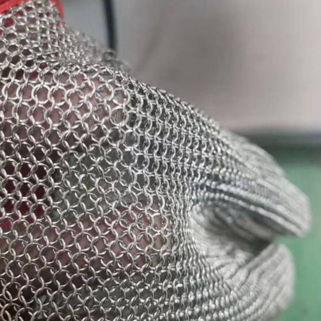 Защитна противосрезна метална ръкавица ID:0119