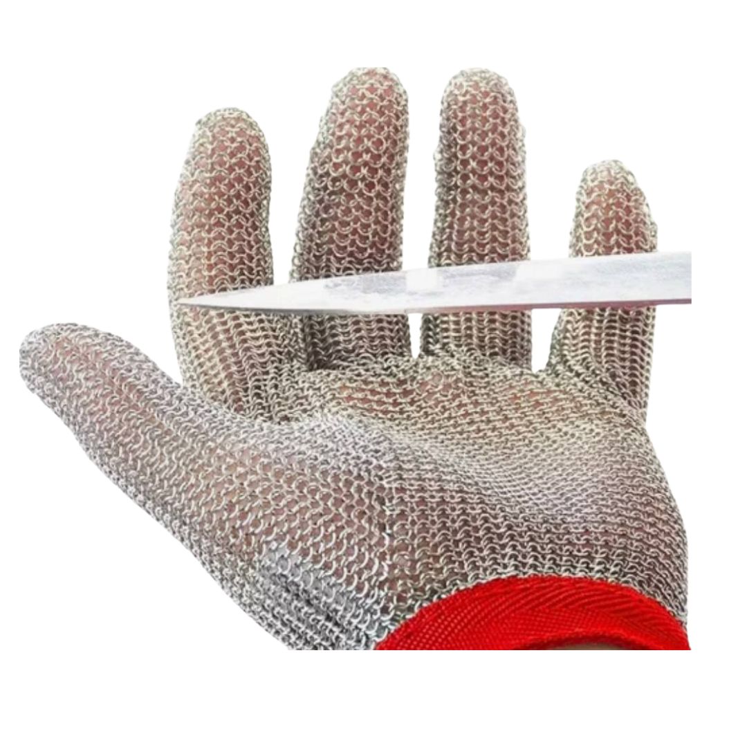 Защитна противосрезна метална ръкавица ID:0119