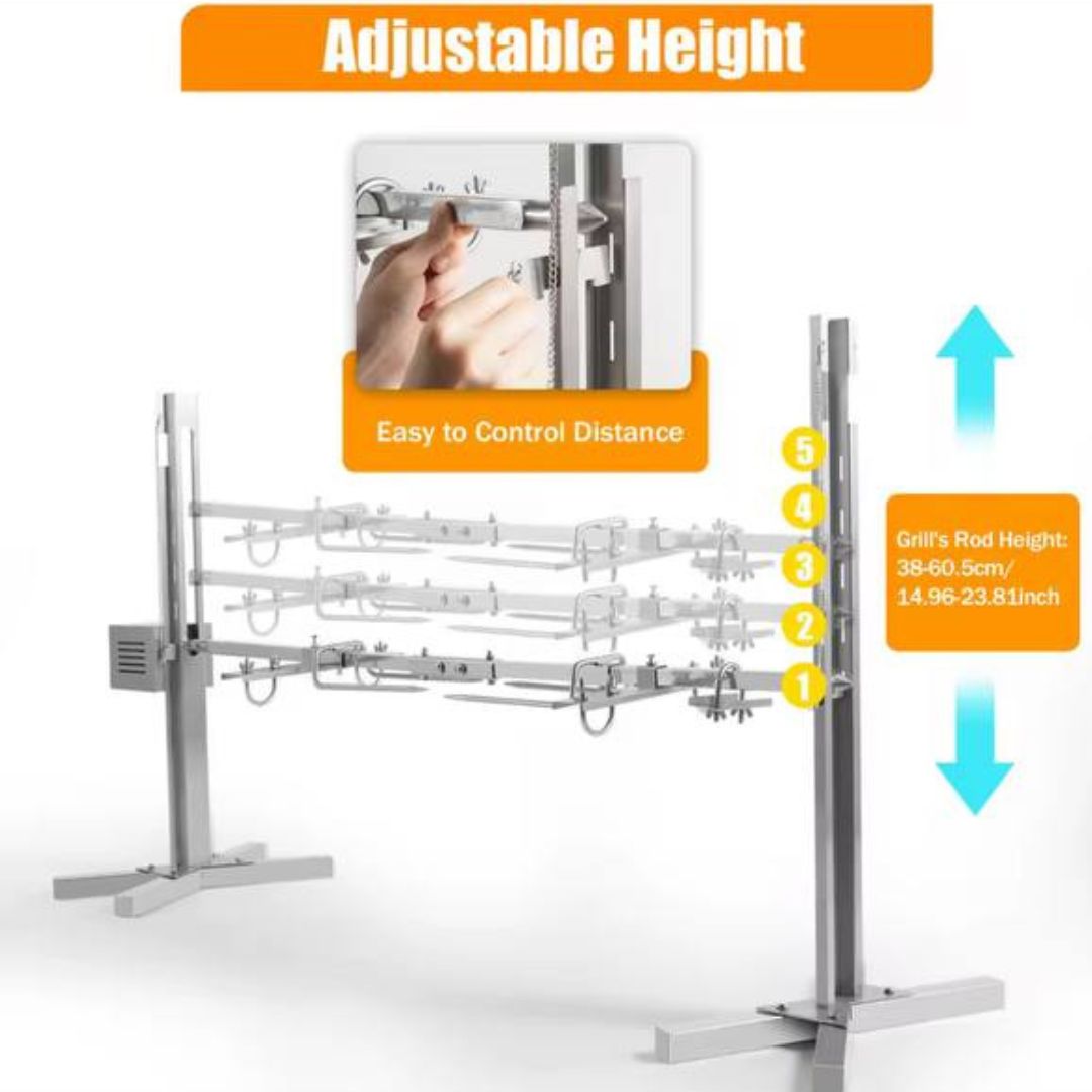 Електрическо чеверме за барбекю ID:0434