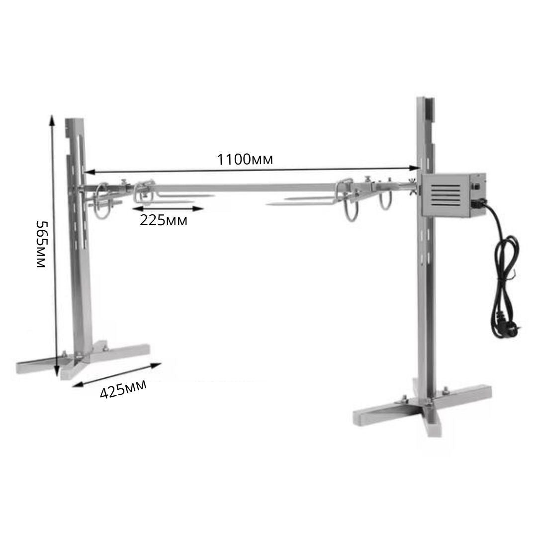 Електрическо чеверме за барбекю ID:0434