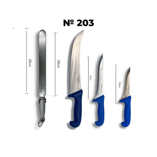 Kомплект месарски ножове ID:203S