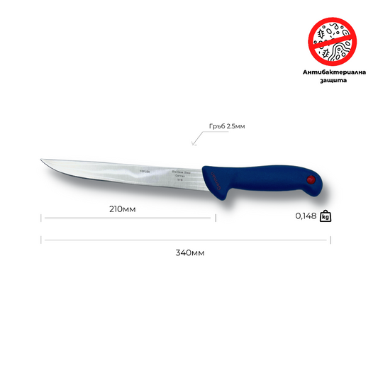 Нож Прободен, класическа форма ID:046, 21см
